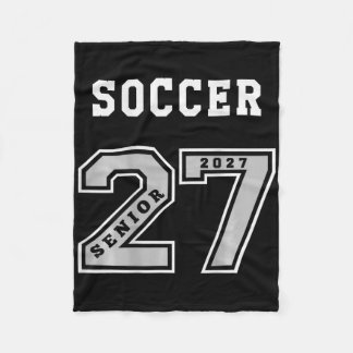 2027年シニアサッカーチーム（Ck上）のギフト - 27人のシニア フリースブランケット