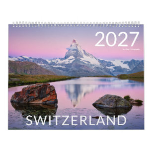 2027年スイスの自然と風景写真 カレンダー