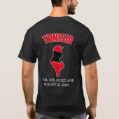 2027年チュニジア日食Tシャツ Tシャツ (裏面)