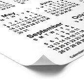 2027年ネブラスカ・サンドヒルズカレンダーby Janz Poster ポスター (角)