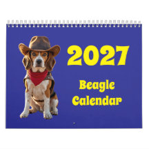 2027年ビーグル犬カレンダー