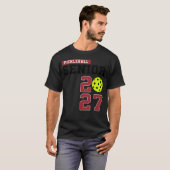 2027年ピクルボールシニア卒業 Tシャツ (正面フル)