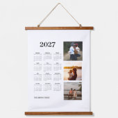 2027年フォトカレンダー 吊り下げ型タペストリー (正面)
