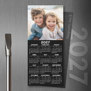 2027年フォトコラージュマグネットカレンダー