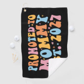 2027年ママになる Promoted To Mommy Est 2027 新米ママ 妊娠発表 ゴルフタオル (インサイチュ)