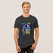 2027年世紀の日食Tシャツ トライブレンドＴシャツ (正面全面)