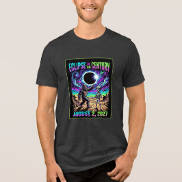 2027年世紀の日食Tシャツ トライブレンドＴシャツ