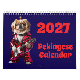 2027年北京犬カレンダー カレンダー