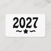 2027年卒業おめでとう エンクロージャーカード (正面)