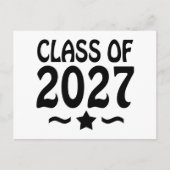 2027年卒業おめでとう ポストカード (正面)