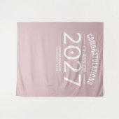 2027年卒業おめでとう 太字の卒業 タペストリー (正面(横))