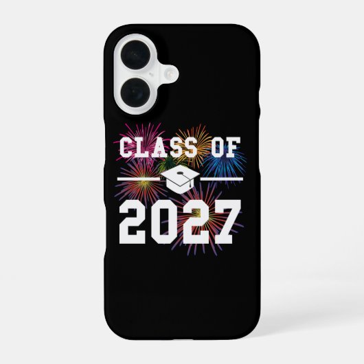 2027年卒業クラス シニアイヤー iPhone 16ケース (裏面)