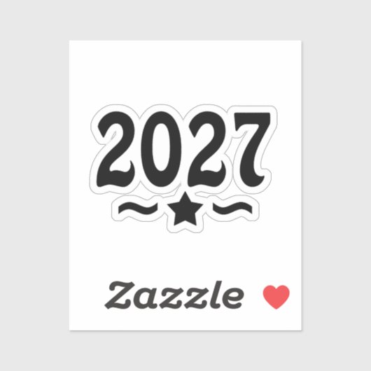 2027年卒業クラス シール (シート)