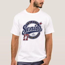 2027年卒業クラス デザイン Tシャツ