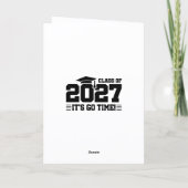 2027年卒業クラス 最高の年 カード (裏面)
