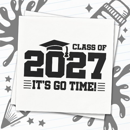 2027年卒業クラス 最高の年 スタンダードカクテルナプキン