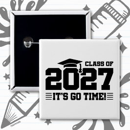 2027年卒業クラス 最高の年 缶バッジ