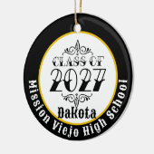 2027年卒業フォト・オーナメント セラミックオーナメント (左)