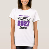 2027年卒業予定の女子高生 Tシャツ (正面)