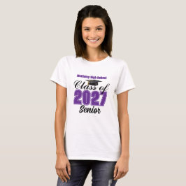2027年卒業予定の女子高生 Tシャツ