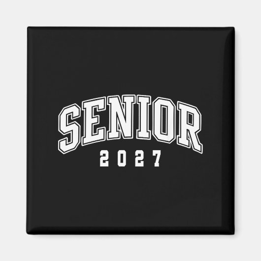 2027年卒業予定の高校・大学の卒業生 マグネット (正面)