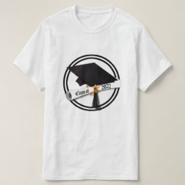2027年卒業式・卒業者 ディプロマデザイン Tシャツ