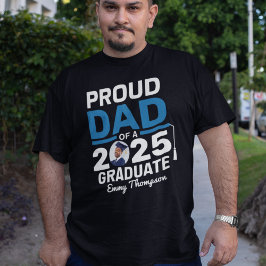 2027年卒業生の自慢のパパ ファミリー向けカスタムグッズ Tシャツ