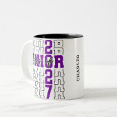 2027年卒業生スタイリッシュ2トンマグ ツートーンマグカップ (正面左)