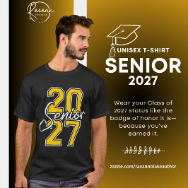 2027年卒業生 ユニセックス コットンTシャツ Tシャツ