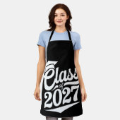 2027年卒業者 エプロン (着用した状態)