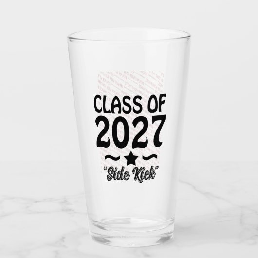 2027年卒業記念フォトギフト タンブラーグラス (正面)