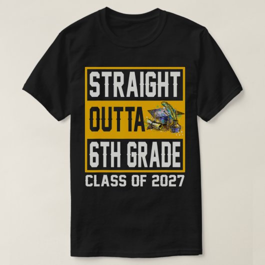 2027年卒業6等級卒業 Tシャツ (デザイン正面)
