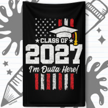 2027年卒業 アメリカ国旗クラス