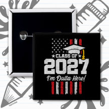2027年卒業 アメリカ国旗クラス