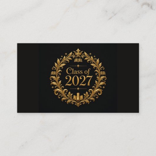 2027年卒業 エンクロージャーカード (正面)