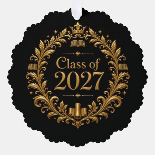 2027年卒業 オーナメントカード (正面)