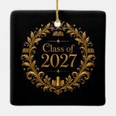 2027年卒業 セラミックオーナメント (裏面)