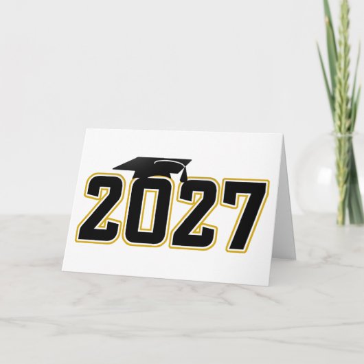 2027年卒業 レターマン カード (正面)