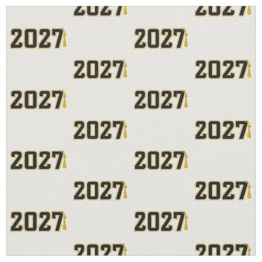 2027年卒業 レターマン ファブリック (クローズアップ)