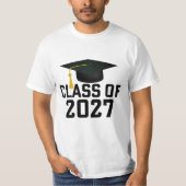 2027年卒業 レターマン Tシャツ (正面)