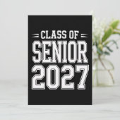 2027年卒業 卒業おめでとう 高校・大学の卒業記念 招待状 (スタンド正面)