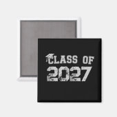 2027年卒業 卒業式 高校卒業 2026年卒業 マグネット (正面/裏面)