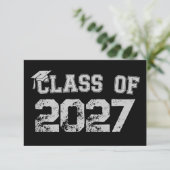 2027年卒業 卒業式 高校卒業 2026年卒 案内状 (スタンド正面)