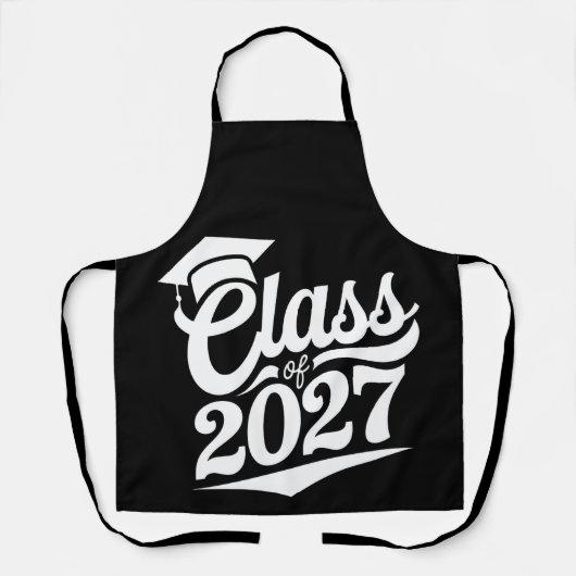 2027年卒業 卒業者 卒業 エプロン (正面)
