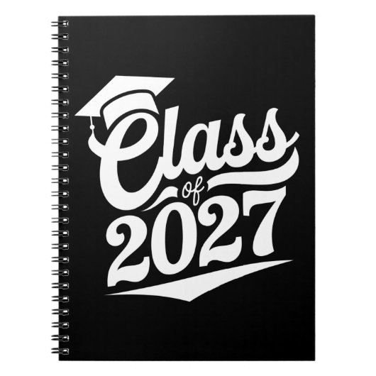 2027年卒業 卒業者 卒業 ノートブック (正面)