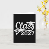 2027年卒業 2027年卒 最初の授業日 カード (黄色い花)