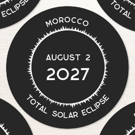 2027年太陽のモロッコ ラウンドシール