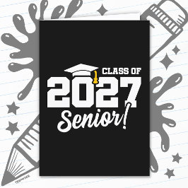 2027年学校プライド卒業クラス シニアクラス カード