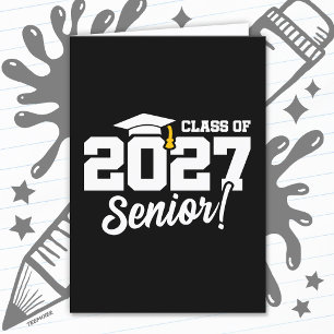 2027年学校プライド卒業クラス シニアクラス カード
