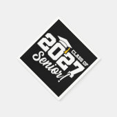 2027年学校プライド卒業クラス シニア スタンダードカクテルナプキン (角)